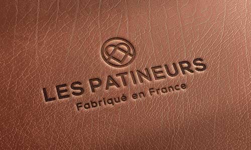 Création du logo Les Patineurs par graphiste freelance La Roche-sur-Yon